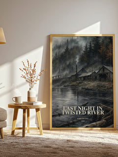 Last Night in Twisted River Book Watercolour Illustration by J. Irving – image 2