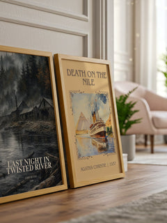 Last Night in Twisted River Book Watercolour Illustration by J. Irving – image 4