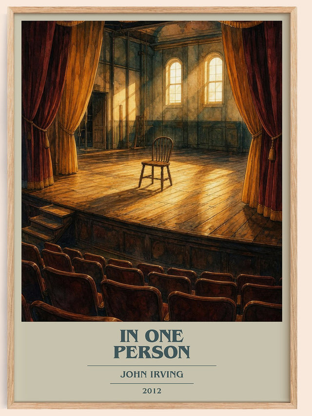 In One Person Book Cover Poster by John Irving