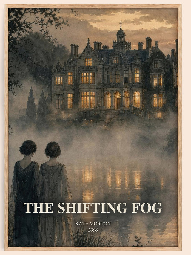 The Shifting Fog Book Watercolour Illustration by Kate Morton