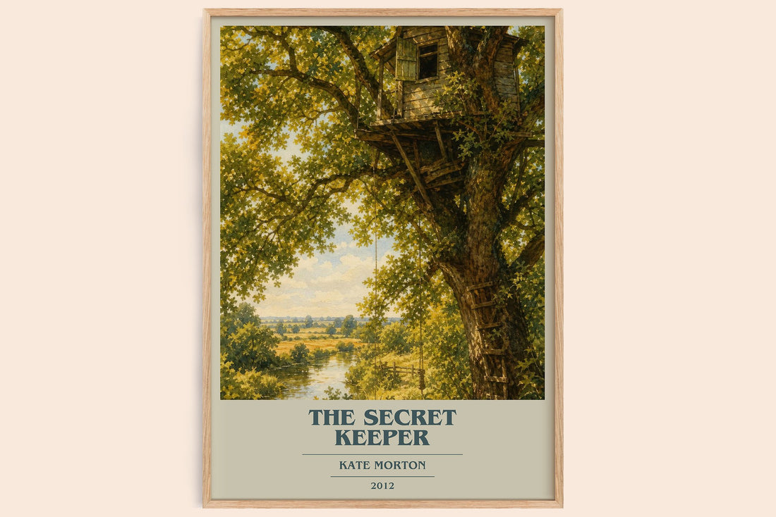 The Secret Keeper book cover book poster by Kate Morton – framed literary art print