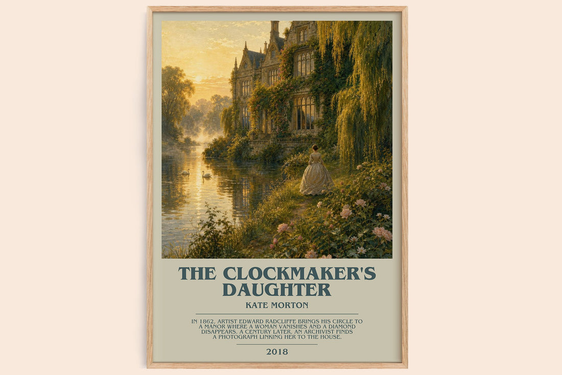 The Clockmaker's Daughter bookish book poster by Kate Morton – framed literary art print