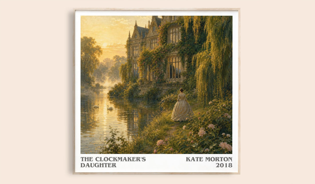 The Clockmaker's Daughter literary book poster by Kate Morton – framed literary art print