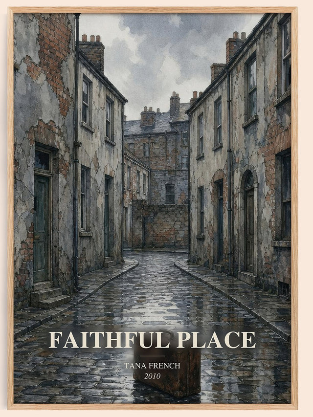 Faithful Place Book Watercolour Illustration by Tana French