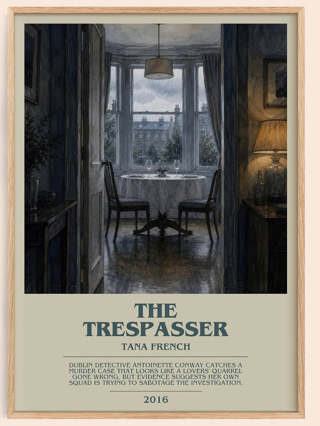 The Trespasser Bookish Wall Art by Tana French