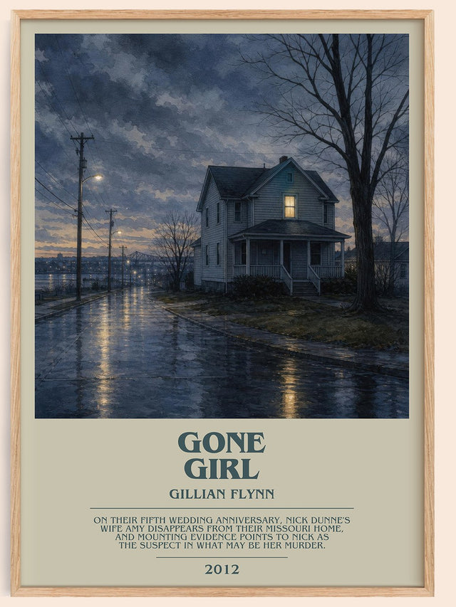 Gone Girl Bookish Wall Art by Gillian Flynn