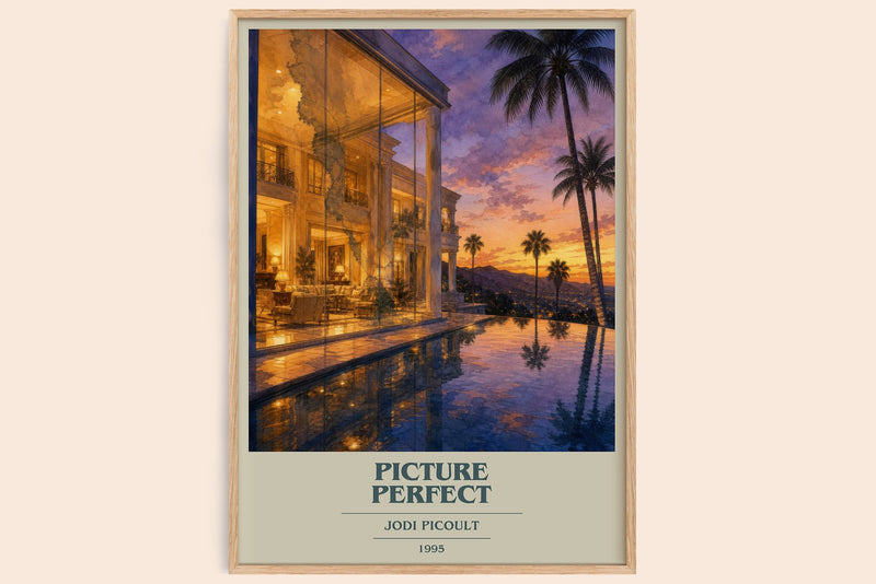 Picture Perfect Book Cover Poster by Jodi Picoult (Modern Minimalist style)