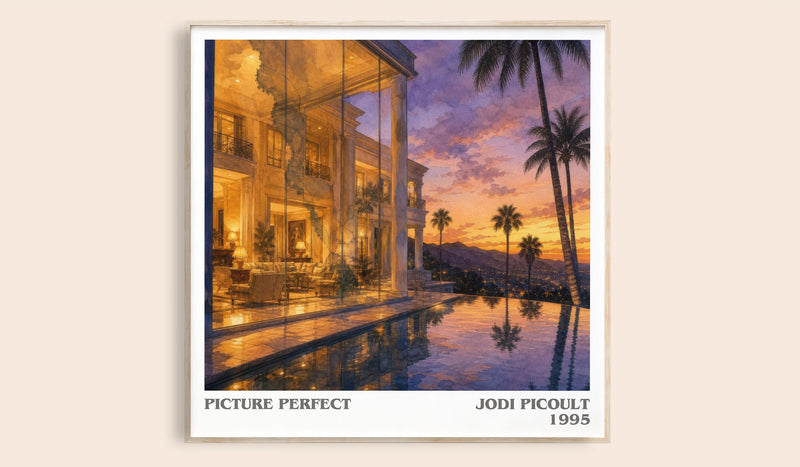 Picture Perfect Literary Art Print by Jodi Picoult (Square style)