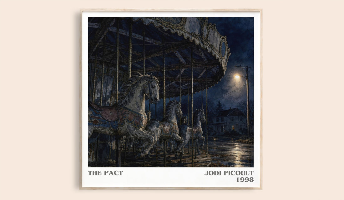 The Pact literary book poster by Jodi Picoult – framed literary art print