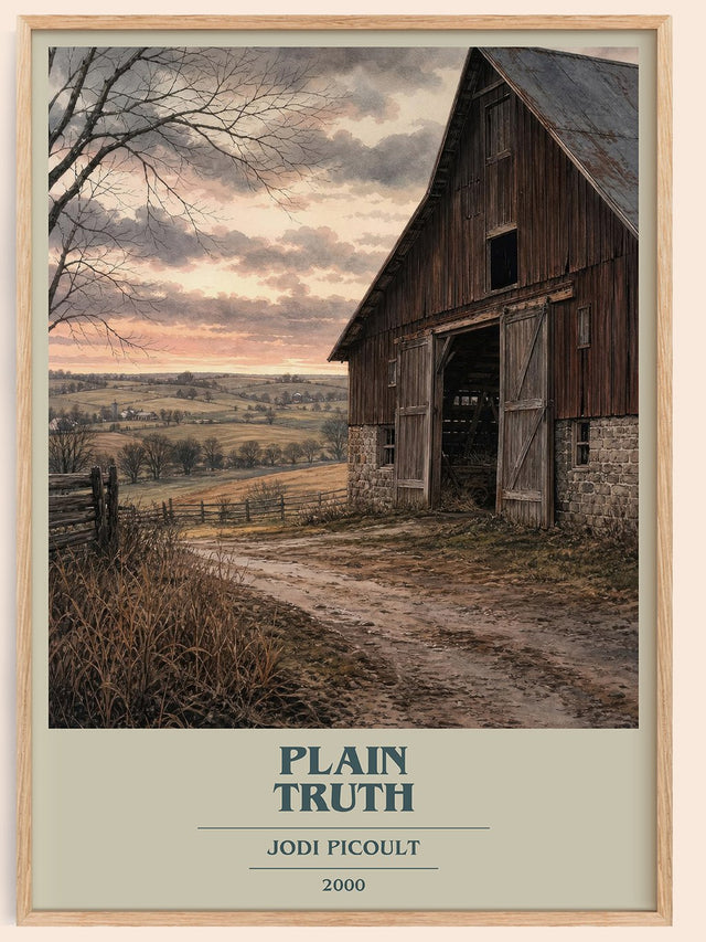 Plain Truth Book Cover Poster by Jodi Picoult