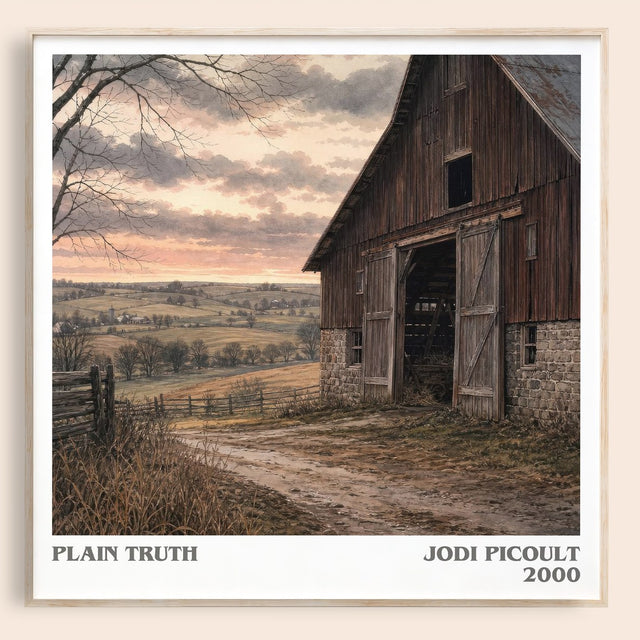 Plain Truth Literary Art Print by Jodi Picoult