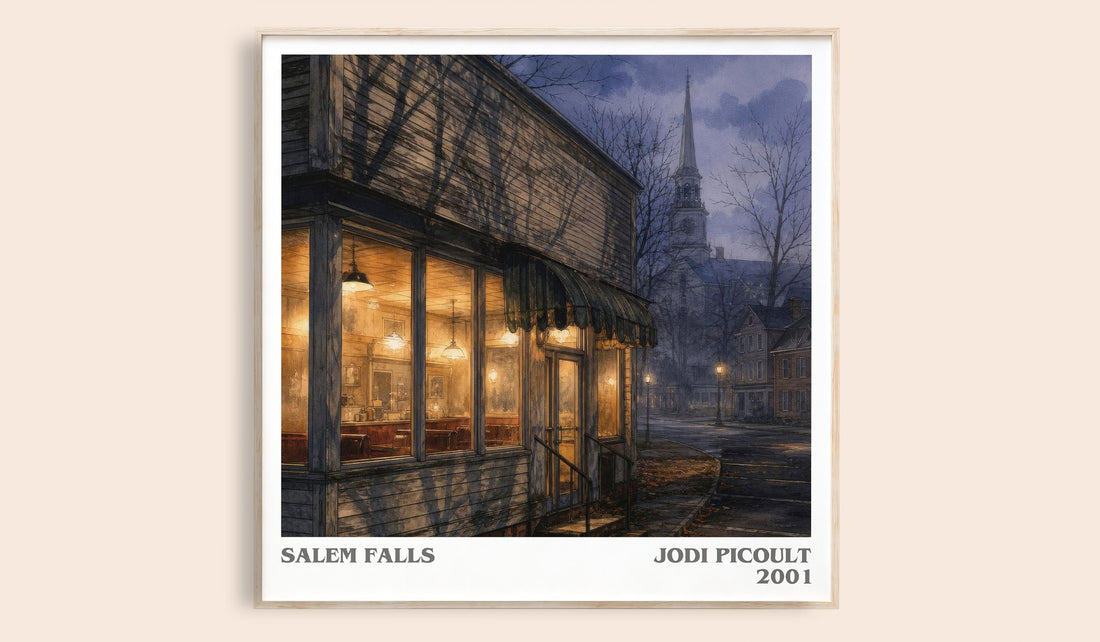 Salem Falls literary book poster by Jodi Picoult – framed literary art print