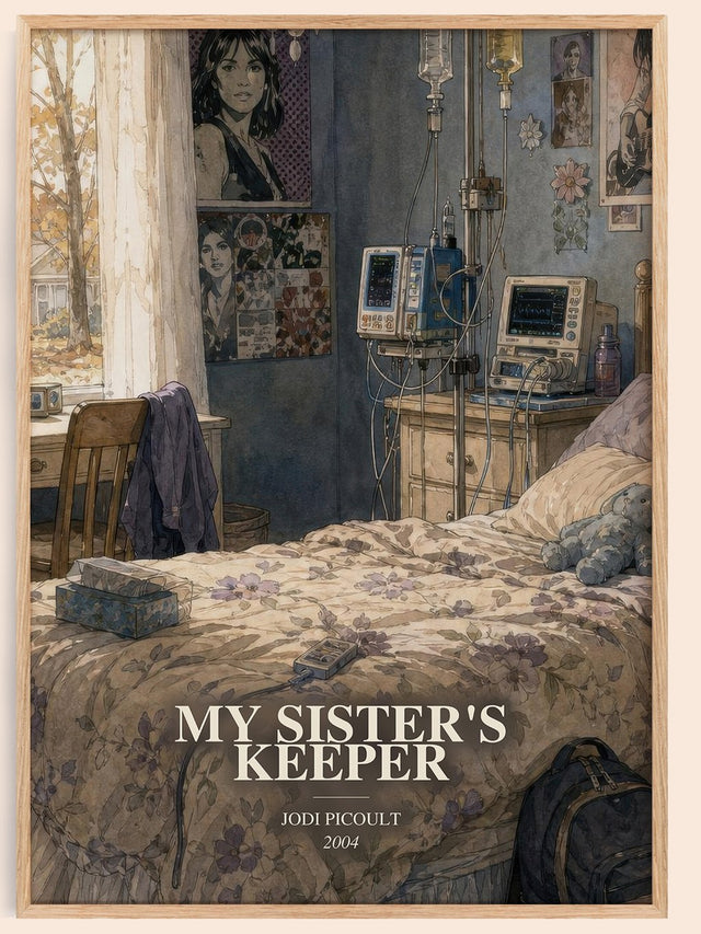 My Sister's Keeper Book Watercolour Illustration by Jodi Picoult