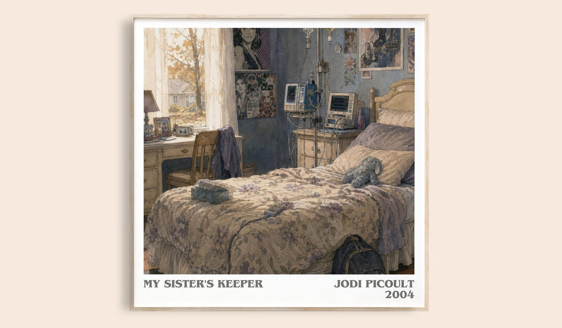 My Sister's Keeper literary book poster by Jodi Picoult – framed literary art print