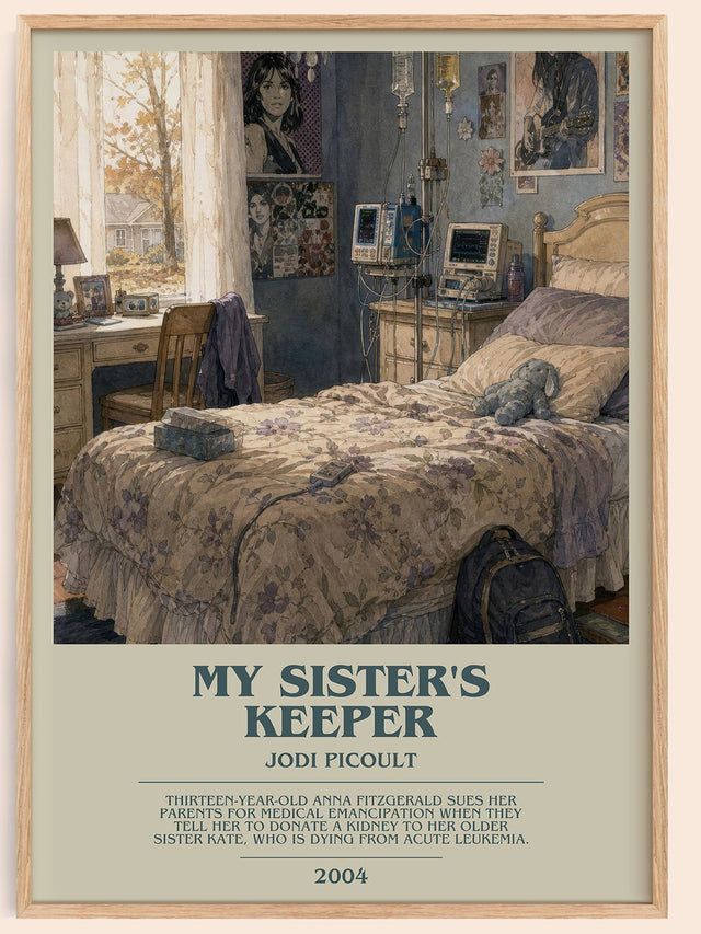 My Sister's Keeper Bookish Wall Art by Jodi Picoult