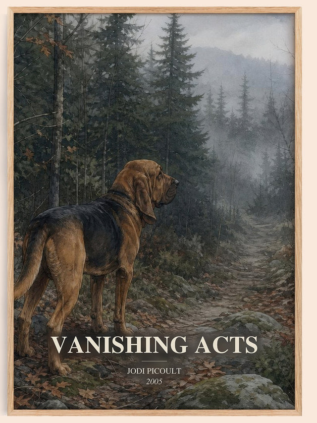 Vanishing Acts Book Watercolour Illustration by Jodi Picoult