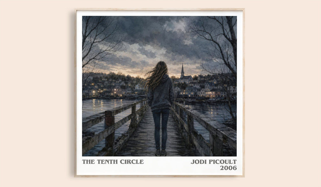 The Tenth Circle literary book poster by Jodi Picoult – framed literary art print