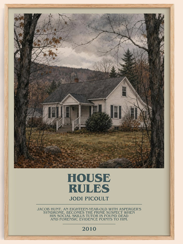 House Rules Bookish Wall Art by Jodi Picoult