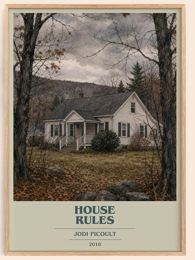 House Rules Book Cover Poster by Jodi Picoult