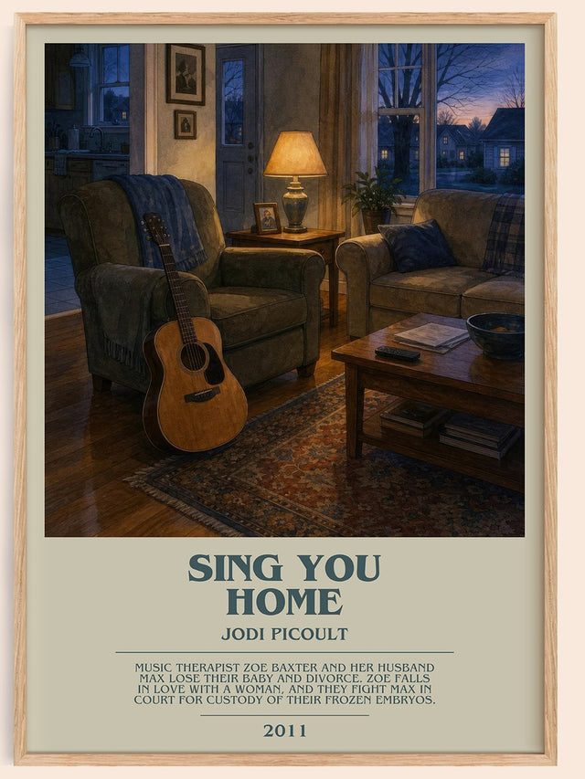 Sing You Home Bookish Wall Art by Jodi Picoult