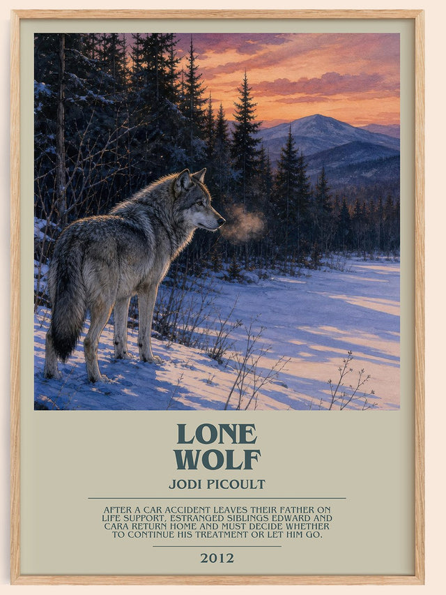 Lone Wolf Bookish Wall Art by Jodi Picoult