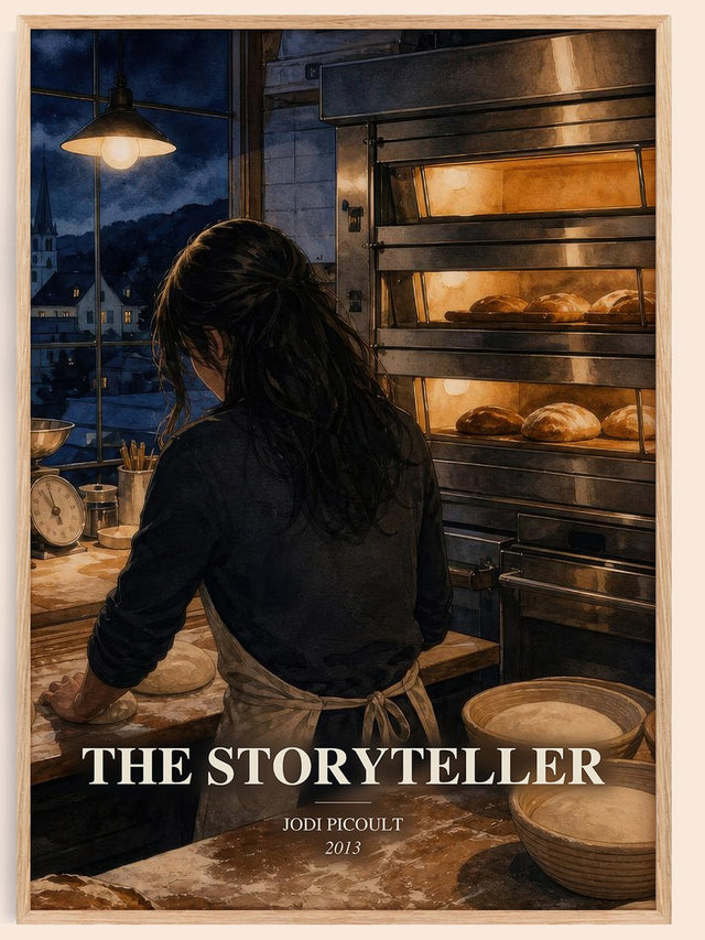 The Storyteller Book Watercolour Illustration by Jodi Picoult