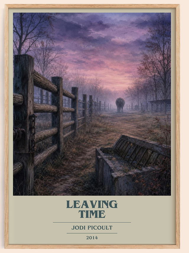 Leaving Time Book Cover Poster by Jodi Picoult