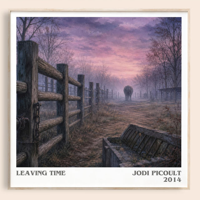Leaving Time Literary Art Print by Jodi Picoult