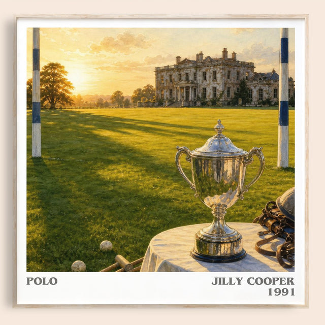 Polo Literary Art Print by Jilly Cooper