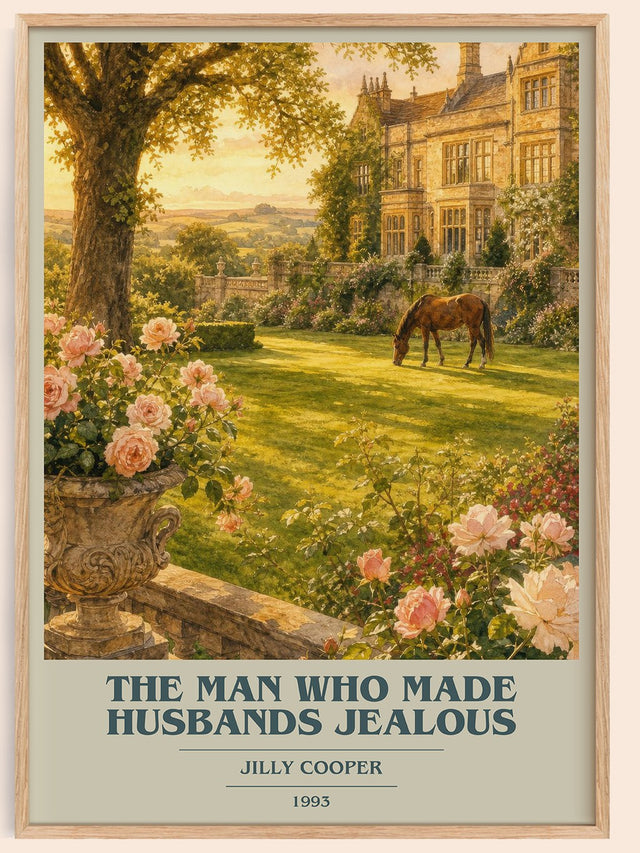The Man Who Made Husbands Jealous Book Cover Poster by Jilly Cooper