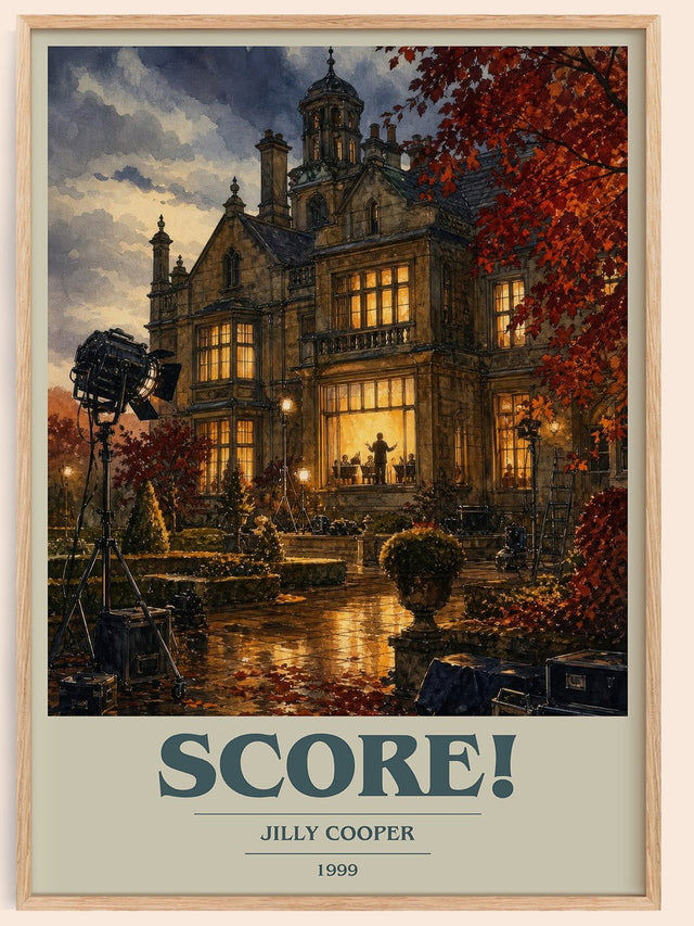 Score! Book Cover Poster by Jilly Cooper