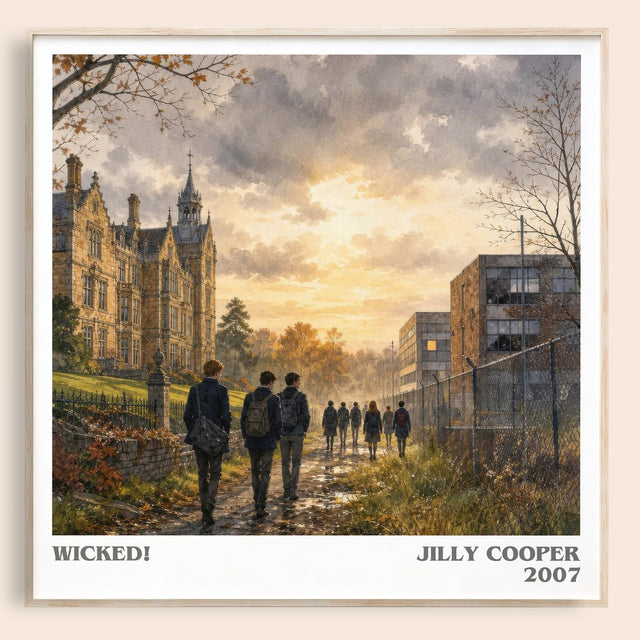 Wicked! Literary Art Print by Jilly Cooper