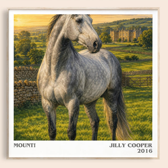 Mount! Literary Art Print by Jilly Cooper