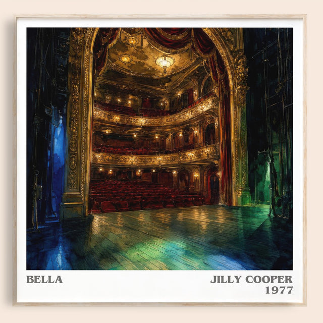Bella Literary Art Print by Jilly Cooper