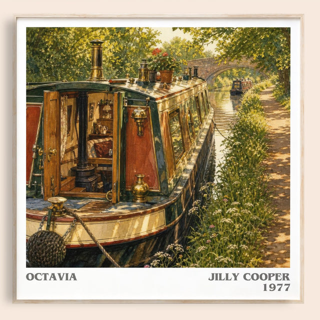 Octavia Literary Art Print by Jilly Cooper