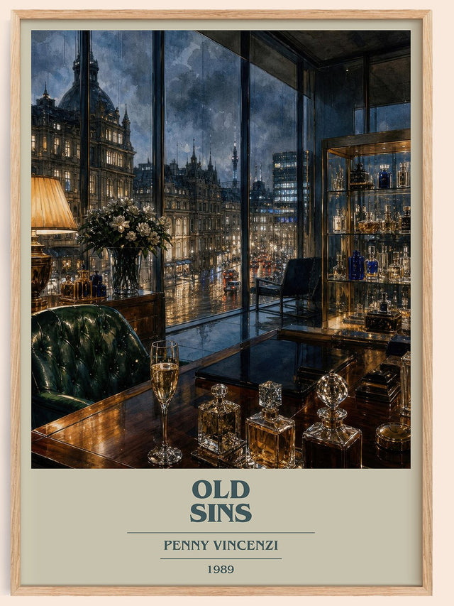 Old Sins Book Cover Poster by Penny Vincenzi