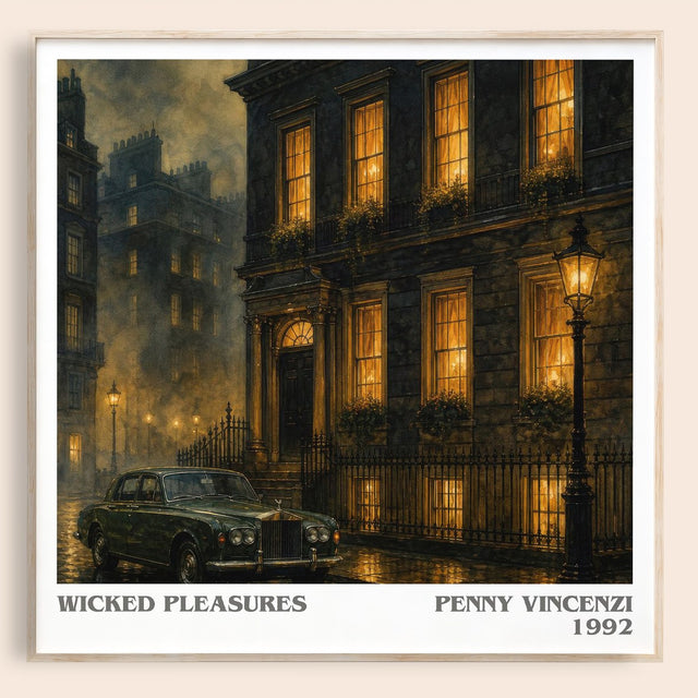 Wicked Pleasures Literary Art Print by Penny Vincenzi