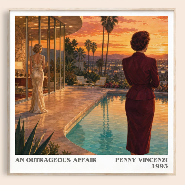 An Outrageous Affair Literary Art Print by Penny Vincenzi