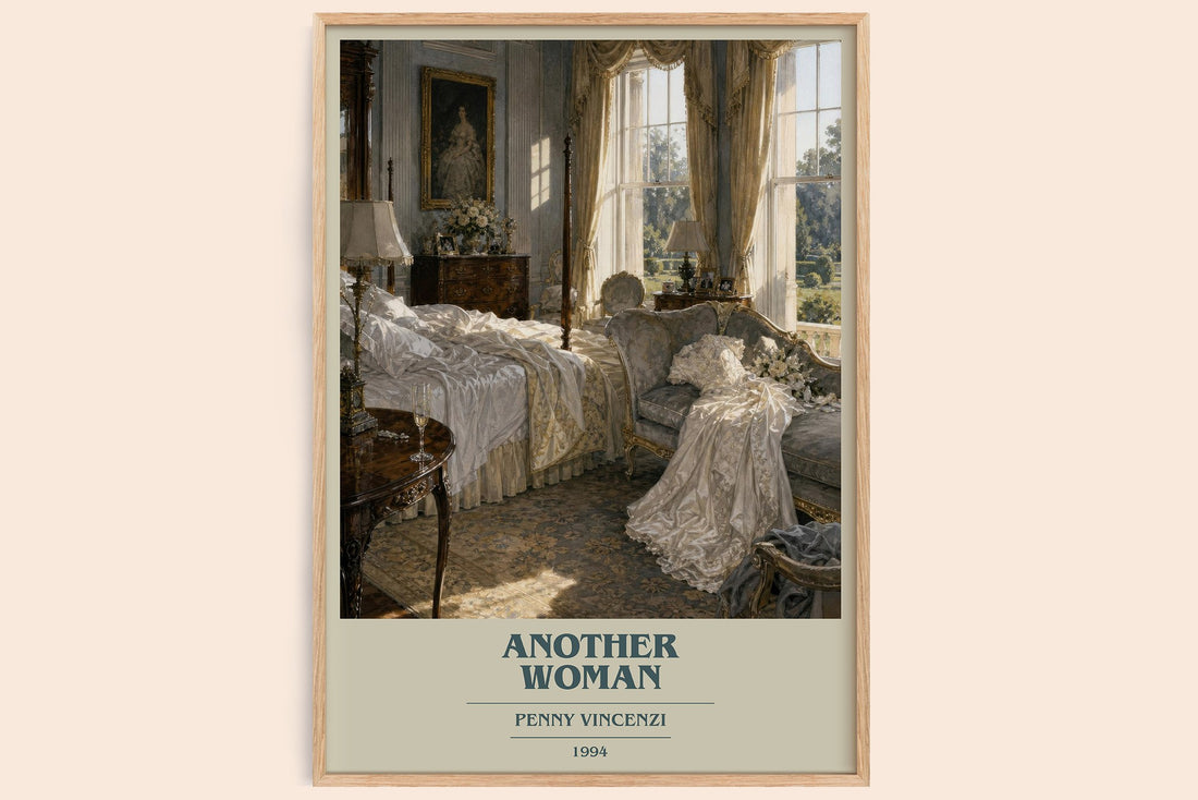 Another Woman book cover book poster by Penny Vincenzi – framed literary art print