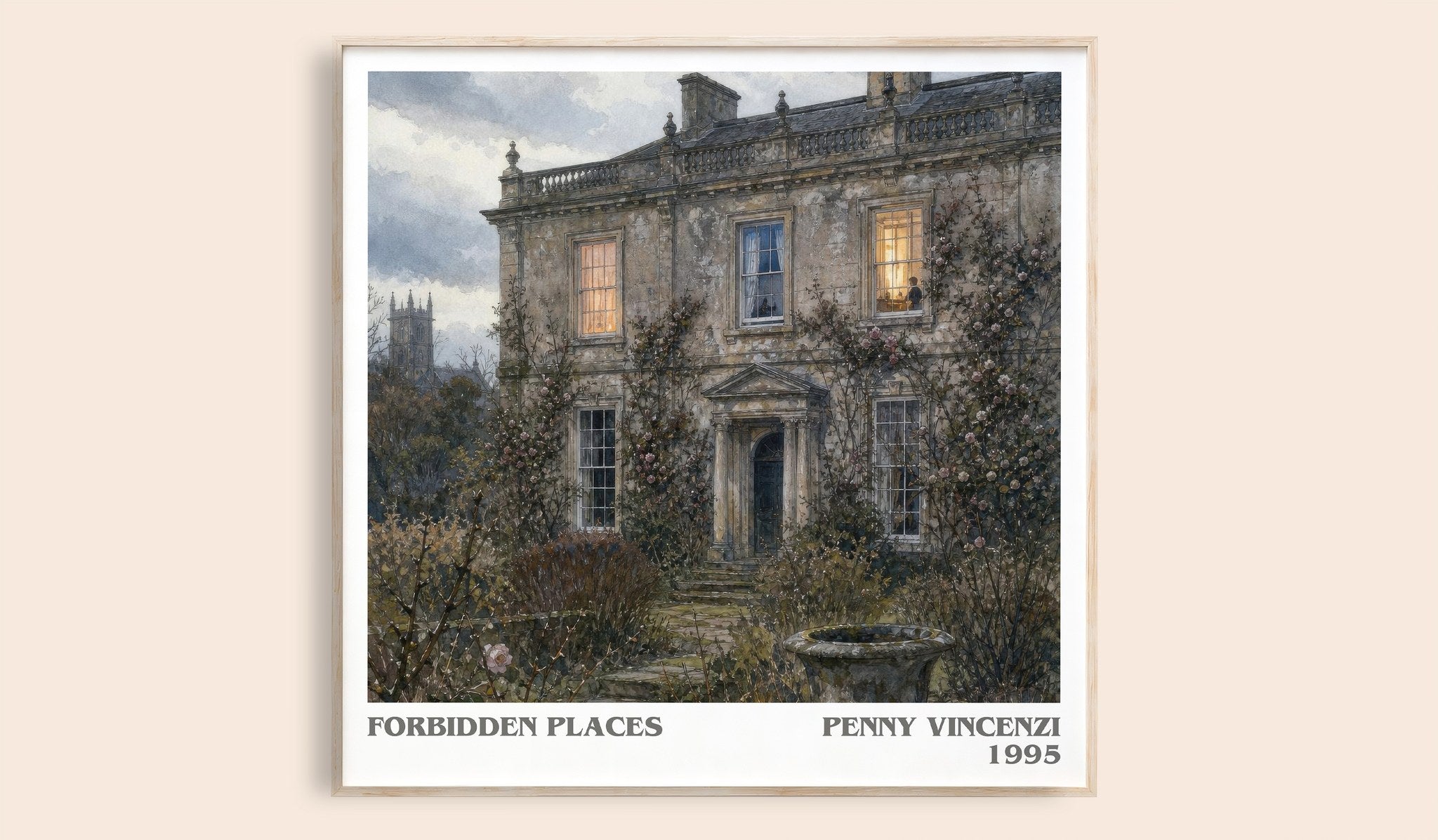 Forbidden Places Literary Art Print by Penny Vincenzi