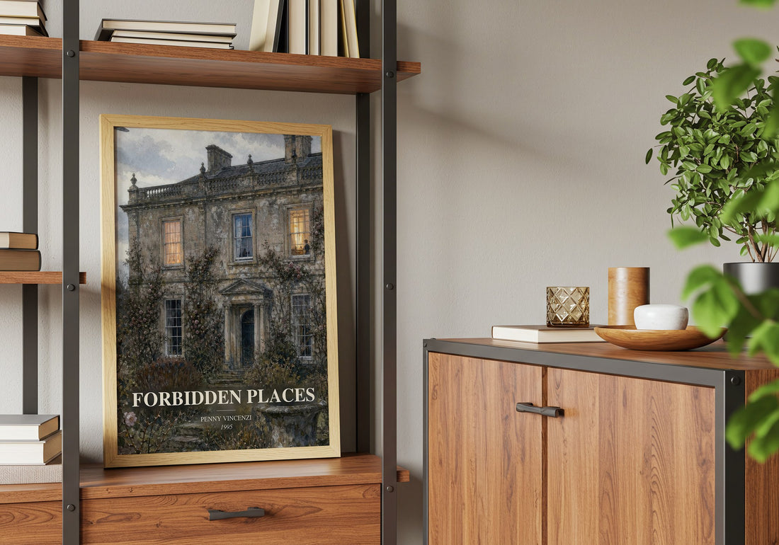 Forbidden Places book watercolour illustration paper finish options – matte satin gloss