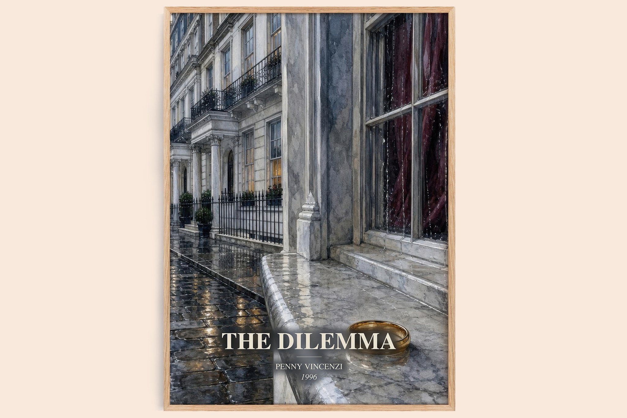 The Dilemma Book Watercolour Illustration by Penny Vincenzi