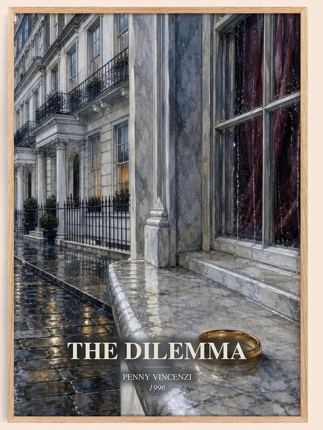 The Dilemma Book Watercolour Illustration by Penny Vincenzi