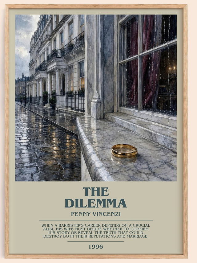 The Dilemma Bookish Wall Art by Penny Vincenzi
