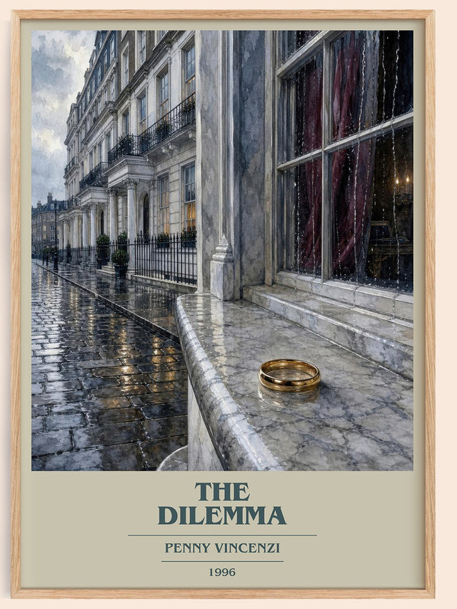 The Dilemma Book Cover Poster by Penny Vincenzi