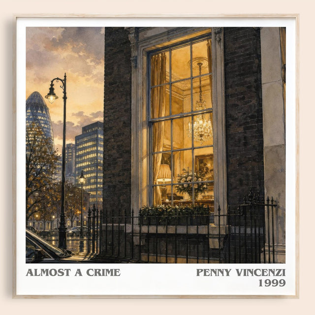 Almost a Crime Literary Art Print by Penny Vincenzi