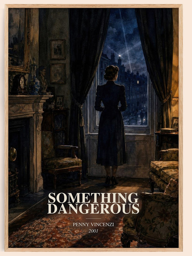 Something Dangerous Book Watercolour Illustration by Penny Vincenzi