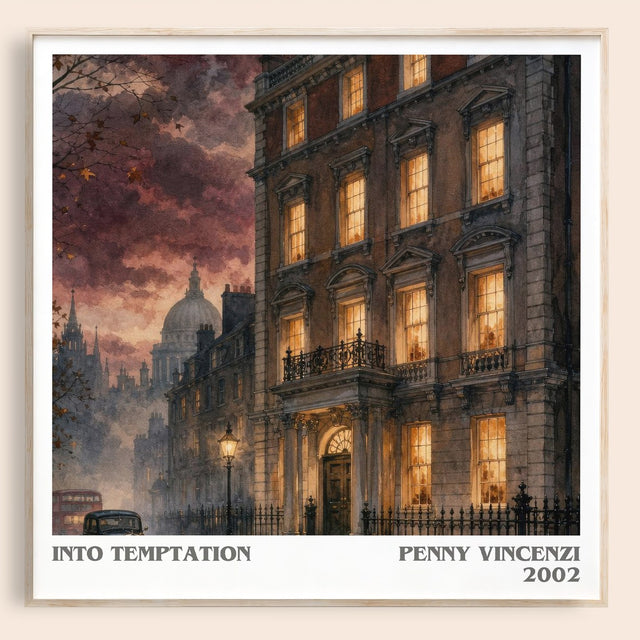 Into Temptation Literary Art Print by Penny Vincenzi