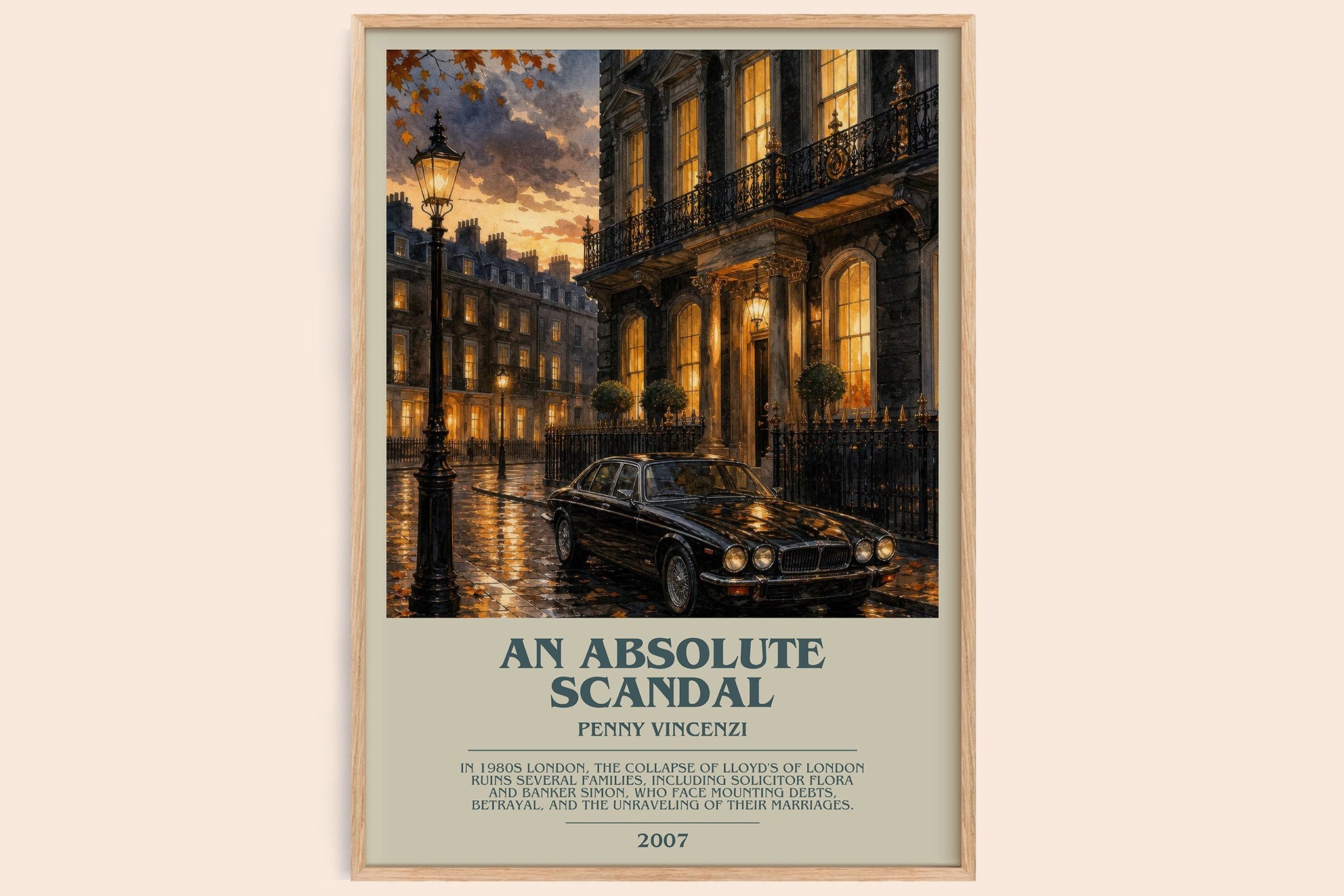 An Absolute Scandal Bookish Wall Art by Penny Vincenzi