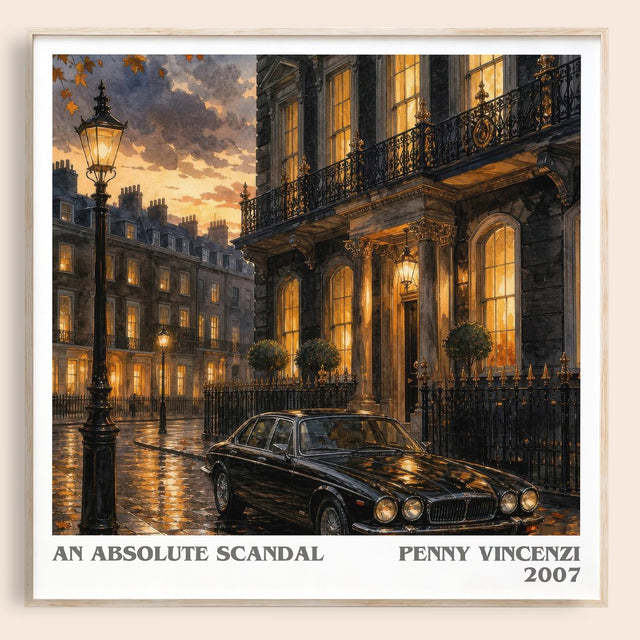 An Absolute Scandal Literary Art Print by Penny Vincenzi